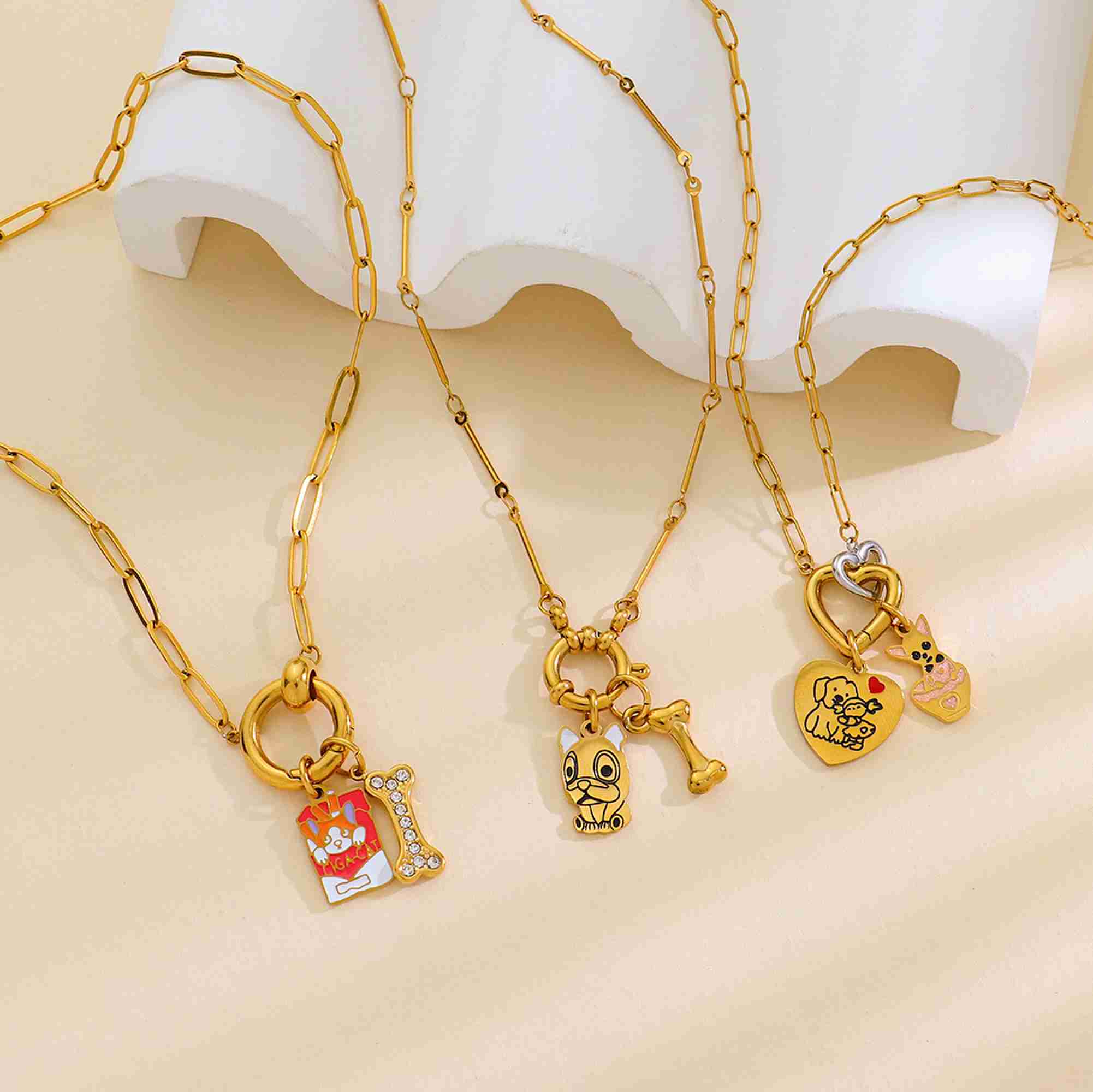 Various Styles Pendant for Jewelry Making Custom Waterproof Jewelry Bag Charms Stainless Steel Charms Wholesale - Image 4
