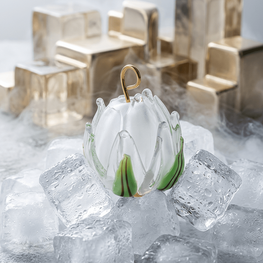 Lotus Bud Berry Charm Pendant Set Glass Resin Gold Tone Fruit Flower Shapes Jewelry Making Accessory - Image 5